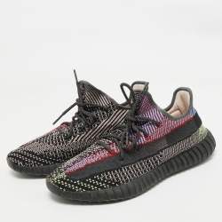 Yeezy x Adidas Multicolor Knit Fabric Boost 350 V2 Yecheil (Non-Reflective) Sneakers Size 46 2/3