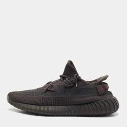 Yeezy x Adidas Black Mesh Boost 350 V2 Mono Cinder Sneakers Size 46