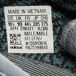 Yeezy x Adidas Multicolor Knit Fabric Boost 350 V2 Ash Blue Sneakers Size 44 2/3