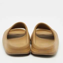 Yeezy x Adidas Brown Rubber Ochre Slides Size 42