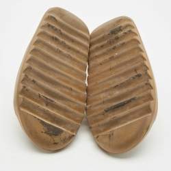 Yeezy x Adidas Brown Rubber Ochre Slides Size 42