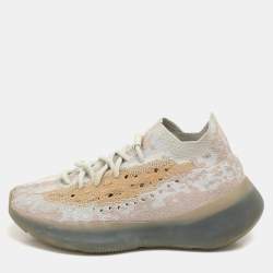 Yeezy x adidas Pepper Knit Fabric Boost 380 Mist Reflective Low Top Sneakers Size 37 1/3