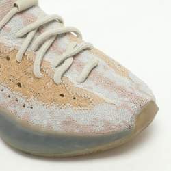 Pre Owned Yeezy x adidas Pepper Knit Fabric Boost 380 Mist Reflective Low Top Sneakers Size 37 1/3