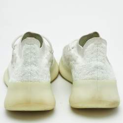 Pre Owned Yeezy x adidas Mint Green Knit Fabric Boost 380 Calcite Glow Sneakers Size 48 2/3