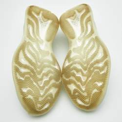 Pre Owned Yeezy x adidas Mint Green Knit Fabric Boost 380 Calcite Glow Sneakers Size 48 2/3