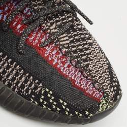 Pre Owned Yeezy x Adidas Multicolor Knit Fabric Boost 350 V2 Yecheil (Non-Reflective) Sneakers Size 43 1/3