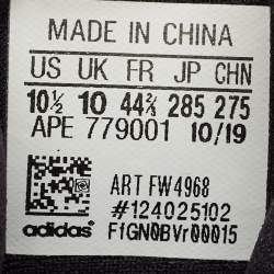 Pre Owned Yeezy x Adidas Blue/Grey Neoprene and Suede 500 High Slate Sneakers Size 44 2/3