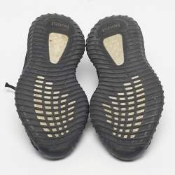 Pre Owned Yeezy x Adidas Black Knit Fabric Boost 350 V2 Onyx Sneakers Size 36 2/3