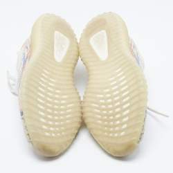 Pre Owned Yeezy x Adidas Multicolor Knit Fabric Boost 350 V2 MX Oat Sneakers Size 41 1/3