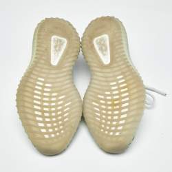 Pre Owned Yeezy x Adidas Light Blue Cotton Knit Boost 350 V2 Blue Tint Sneakers Size 40 2/3