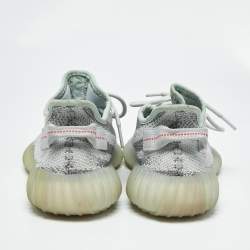 Pre Owned Yeezy x Adidas Light Blue Cotton Knit Boost 350 V2 Blue Tint Sneakers Size 40 2/3