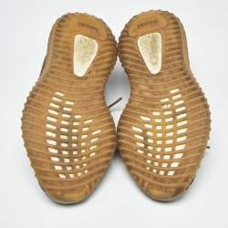 Pre Owned Yeezy x Adidas Multicolor Knit Fabric Boost 350 V2 Fade Sneakers Size 40