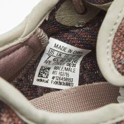 Pre Owned Yeezy x Adidas Multicolor Knit Fabric Boost 350 V2 Fade Sneakers Size 40