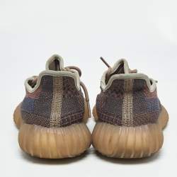 Pre Owned Yeezy x Adidas Multicolor Knit Fabric Boost 350 V2 Fade Sneakers Size 40