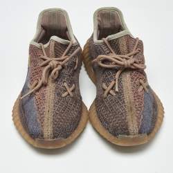 Pre Owned Yeezy x Adidas Multicolor Knit Fabric Boost 350 V2 Fade Sneakers Size 40