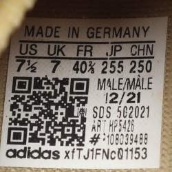 Pre Owned Yeezy x Adidas Yellow Knit Fabric 450 Resin Sneakers Size 40 2/3