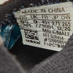 Pre Owned Yeezy x Adidas Blue/Grey Knit Fabric Boost 380 Covellite Low Top Sneakers Size 43 1/3