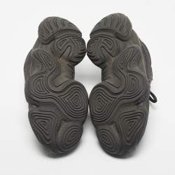 Pre Owned Yeezy x Adidas Black Mesh and Suede 500 Utility Black Sneakers Size 40 2/3