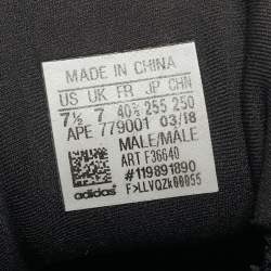 Pre Owned Yeezy x Adidas Black Mesh and Suede 500 Utility Black Sneakers Size 40 2/3