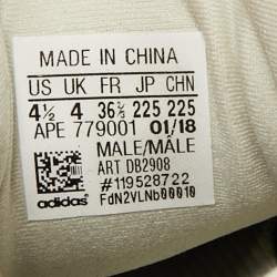 Pre Owned Yeezy x Adidas Cream Suede and Mesh 500 Blush Sneakers Size 36 2/3