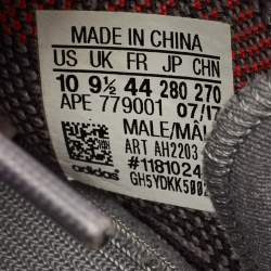 Pre Owned Yeezy x Adidas Grey Knit Fabric Boost 350 V2 Beluga 2.0 Sneakers Size 44