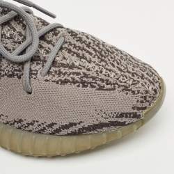 Pre Owned Yeezy x Adidas Grey Knit Fabric Boost 350 V2 Beluga 2.0 Sneakers Size 44
