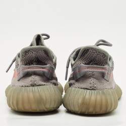 Pre Owned Yeezy x Adidas Grey Knit Fabric Boost 350 V2 Beluga 2.0 Sneakers Size 44