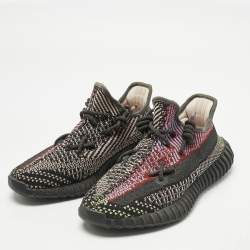 Pre Owned Yeezy x Adidas Multicolor Knit Fabric Boost 350 V2 Yecheil (Non-Reflective) Sneakers Size 40 2/3