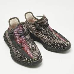 Pre Owned Yeezy x Adidas Multicolor Knit Fabric Boost 350 V2 Yecheil (Non-Reflective) Sneakers Size 40 2/3