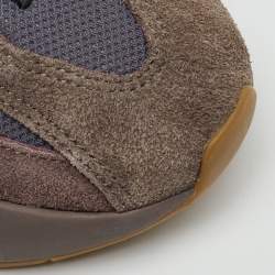 Pre Owned Yeezy x Adidas Multicolor Suede and Mesh Boost 700 Mauve Sneakers Size 40 2/3