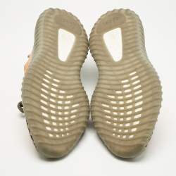 Pre Owned Yeezy x Adidas Grey Knit Fabric Boost 350 V2 Beluga Sneakers Size 38