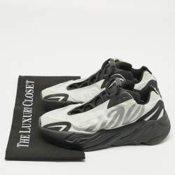 Pre Owned Yeezy x Adidas Off White/Black Nylon Boost 700 MNVN Low Top Sneakers Size 38