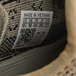 Pre Owned Yeezy x Adidas Grey/Black Knit Fabric Boost 350 V2 Slate Sneakers Size 44 2/3