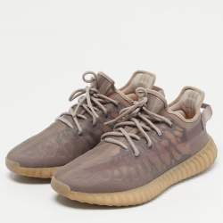 Pre Owned Yeezy x Adidas Purple Mesh Boost 350 V2 Mono Mist Sneakers Size 45 1/3