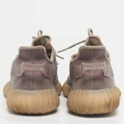 Pre Owned Yeezy x Adidas Purple Mesh Boost 350 V2 Mono Mist Sneakers Size 45 1/3