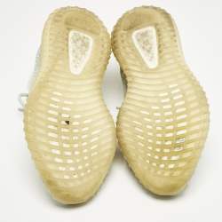 Pre Owned Yeezy x Adidas Blue Knit Fabric Boost 350 V2 Lundmark Sneakers Size 44