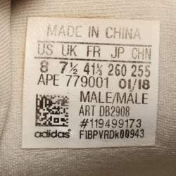 Pre Owned Yeezy x Adidas Grey Mesh and Suede Yeezy 500 Blush Sneakers Size 41 1/3