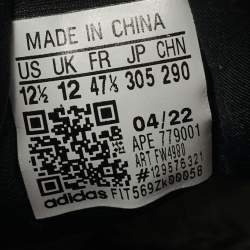 Pre Owned Yeezy x Adidas Cream/Black Rubber and Mesh 700 V3 Azael Sneakers Size 47 1/3