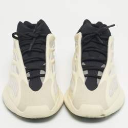 Pre Owned Yeezy x Adidas Cream/Black Rubber and Mesh 700 V3 Azael Sneakers Size 47 1/3