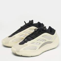 Pre Owned Yeezy x Adidas Cream/Black Rubber and Mesh 700 V3 Azael Sneakers Size 47 1/3