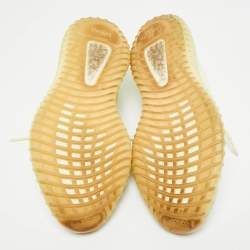 Pre Owned حذاء رياضي ييزي x أديداس بوست 350 V2 باتر قماش تريكو أصفر مقاس 39 1/3