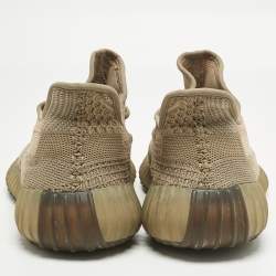 Pre Owned حذاء رياضي ييزي x أديداس "بوست 350 V2" قماش تريكو بني رملي مقاس 44 2/3