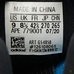 Pre Owned Yeezy x Adidas Blue/White Knit Fabric 700 V3 Arzareth Sneakers Size 42 2/3