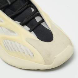 Pre Owned Yeezy x Adidas Cream/Black Rubber and Mesh 700 V3 Azael Sneakers Size 42