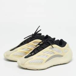 Pre Owned Yeezy x Adidas Cream/Black Rubber and Mesh 700 V3 Azael Sneakers Size 42