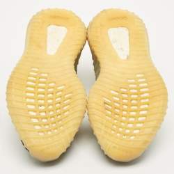 Pre Owned حذاء رياضي ييزي × أديداس بوست 350 في 2 كربون قماش تريكو أسود بعنق منخفض مقاس 43 1/3