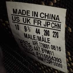 مملوكة مسبقًا Yeezy x Adidas 350 V2 Size 44 Black Knit Fabric Low Top Sneakers