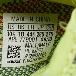 مملوكة مسبقًا Yeezy x Adidas Boost 350 V2 Semi Frozen Size 44 2/3 Yellow Knit Fabric Low Top Sneakers