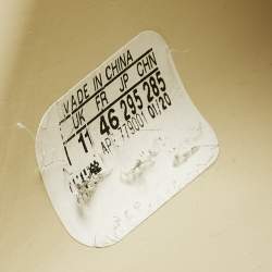 مملوكة مسبقًا Yeezy x Adidas Bone Size 46 Cream Rubber Slide Sandals