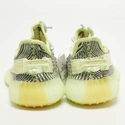 مملوكة مسبقًا حذاء رياضي ييزي x أديداس بوست 350 ڤي2 ييزريل (غير عاكس) قماش محبوك أخضر م�قاس 37 1/3